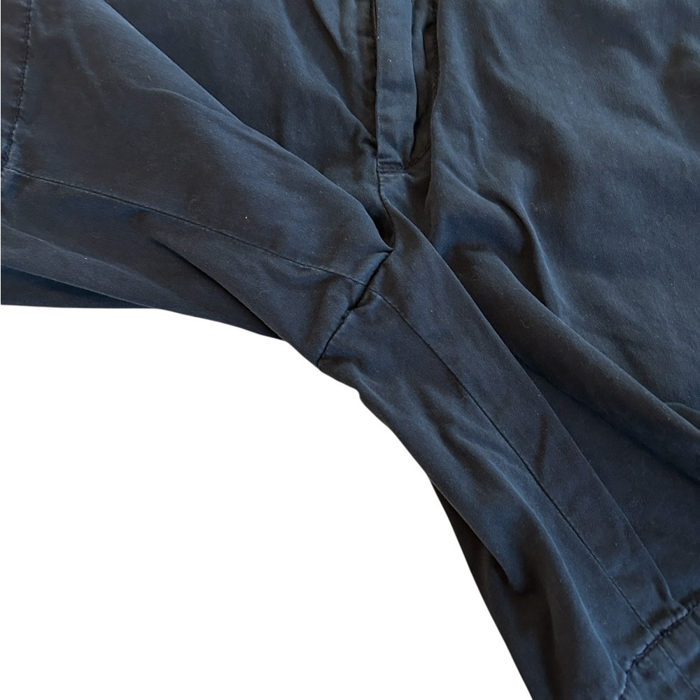 Polo Ralph Lauren Vintage Mens 34 Blue with Red Pony Chino Shorts Preppy Classic - Picture 4 of 10